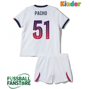 Paris Saint-Germain Willian Pacho #51 Replik Auswärtstrikot Kinder 2026-27 Kurzarm (+ Kurze Hosen)